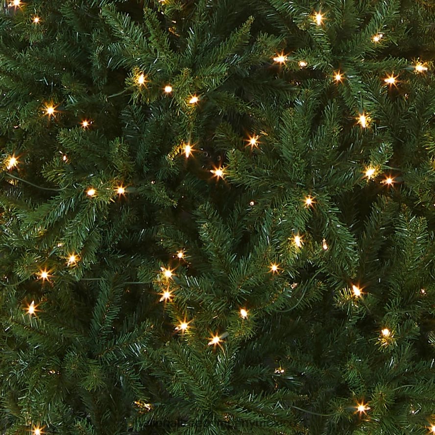 árboles | mx National Tree Company árbol de Navidad delgado artificial preiluminado, verde, abeto Kingswood, luces blancas, incluye soporte, 10 pies 8JB84J34