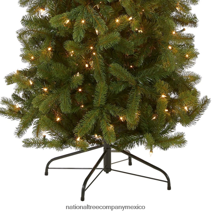 árboles | mx National Tree Company árbol de Navidad artificial delgado preiluminado 'feel real', verde, abeto douglas, luces blancas, incluye soporte, 6.5 pies 8JB84J66