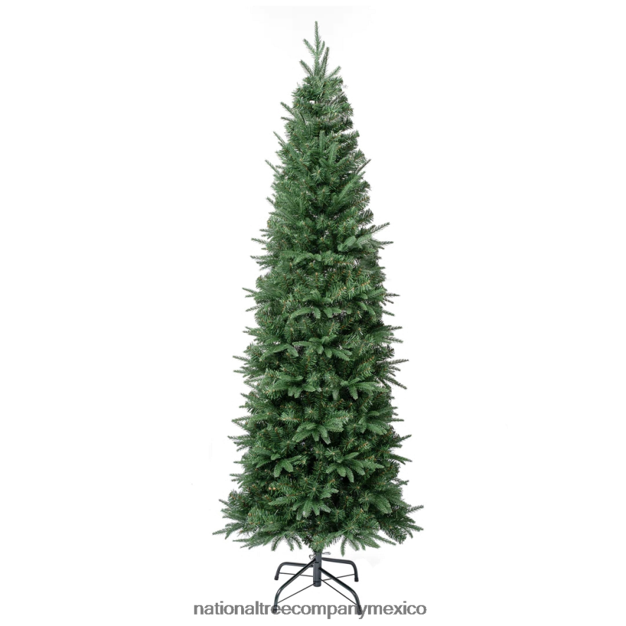 árboles | mx National Tree Company Árbol de Navidad delgado de Duxbury de primeras tradiciones con ramas con bisagras, 6 pies 8JB84J12