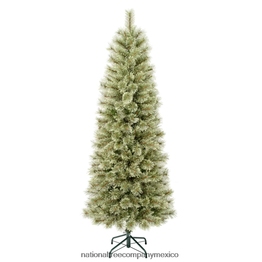 árboles | mx National Tree Company árbol de Navidad delgado de cachemira de pino arcadia de primeras tradiciones con ramas con bisagras, 6 pies 8JB84J187