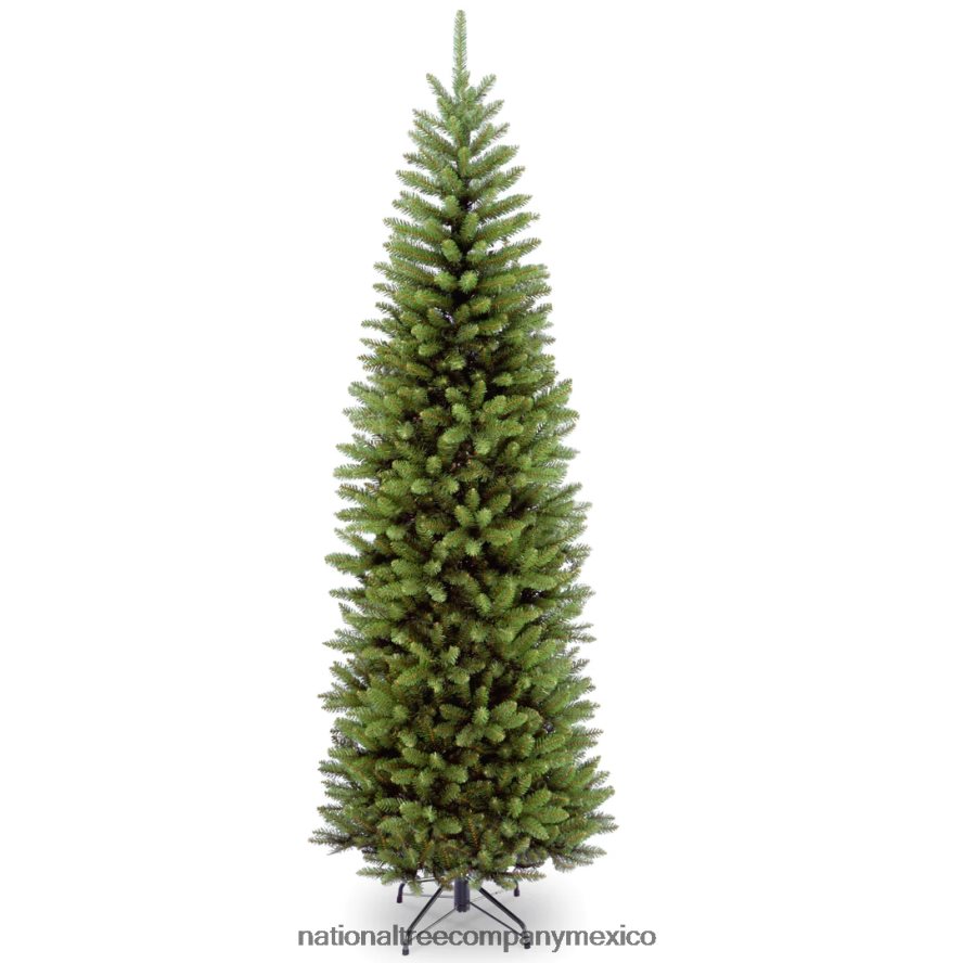 árboles | mx National Tree Company árbol de Navidad artificial delgado, verde, abeto Kingswood, incluye soporte, 7,5 pies 8JB84J6