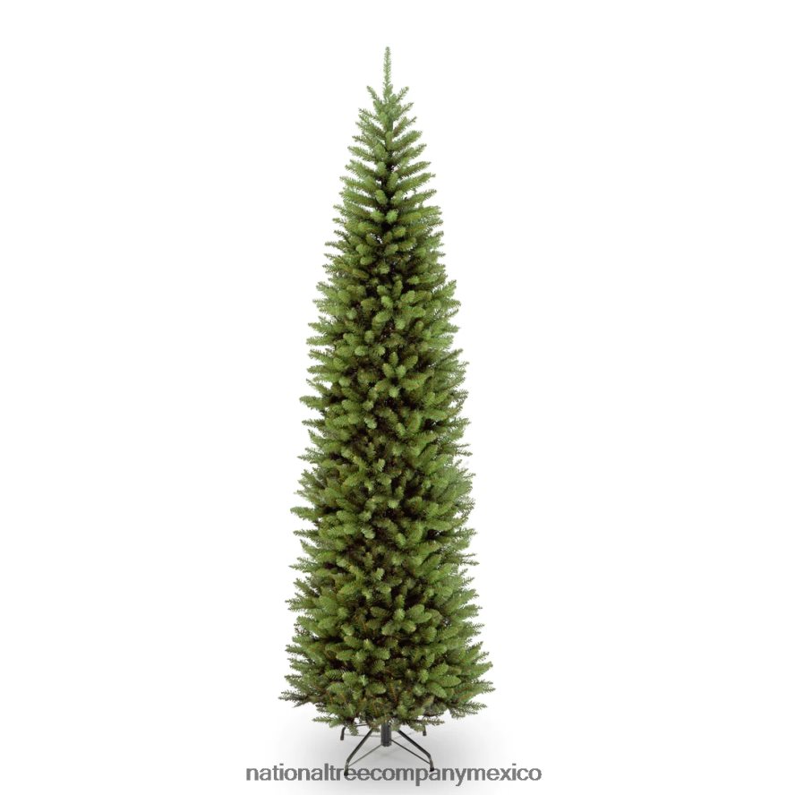 árboles | mx National Tree Company árbol de Navidad artificial delgado, verde, abeto Kingswood, incluye soporte, 9 pies 8JB84J118