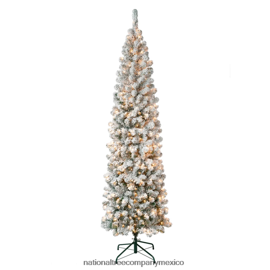 árboles | mx National Tree Company Árbol de Navidad delgado de acacia preiluminado de primeras tradiciones, luces incandescentes transparentes, enchufable, 7,5 pies 8JB84J33