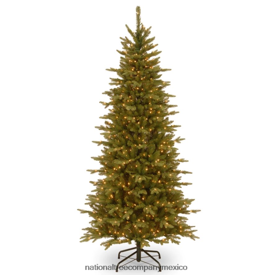 árboles | mx National Tree Company Árbol delgado de abeto sierra de 7,5 pies con luces claras 8JB84J24
