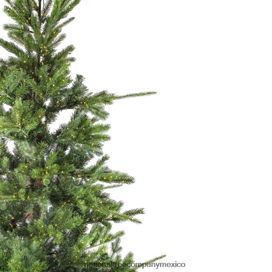 árboles | mx National Tree Company Árbol con bisagras mediano, pino de alondra real, sensación artificial preiluminado de 10 pies, 5320 luces LED de arroz de color blanco cálido - ul 8JB84J199
