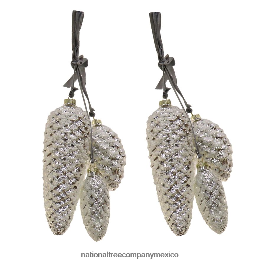 decoración | mx National Tree Company 2 piezas de adornos de racimo de piñas de la colección hgtv home 8JB84J539