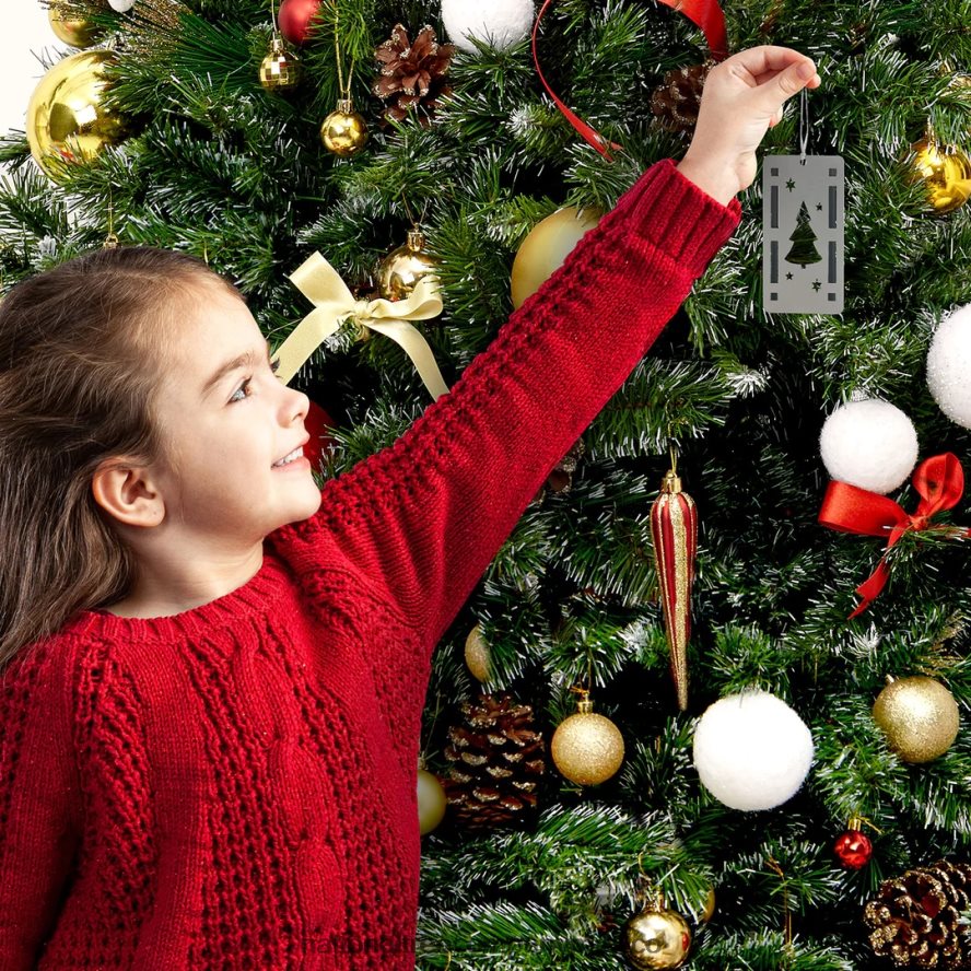 decoración | mx National Tree Company Aromas, trío de adornos, juego de 3, botella, palo de 6 piezas, abeto de invierno blanco. 8JB84J547