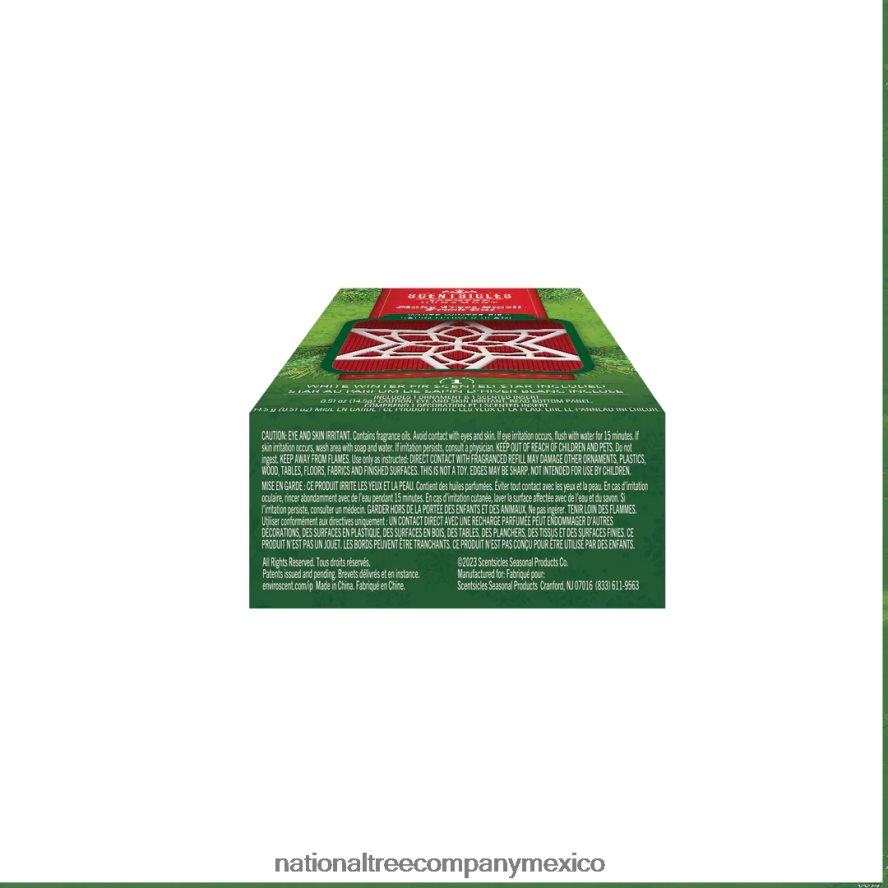 decoración | mx National Tree Company Scentsicles, adorno perfumado de estrella, abeto blanco de invierno, paquete de 2 8JB84J543