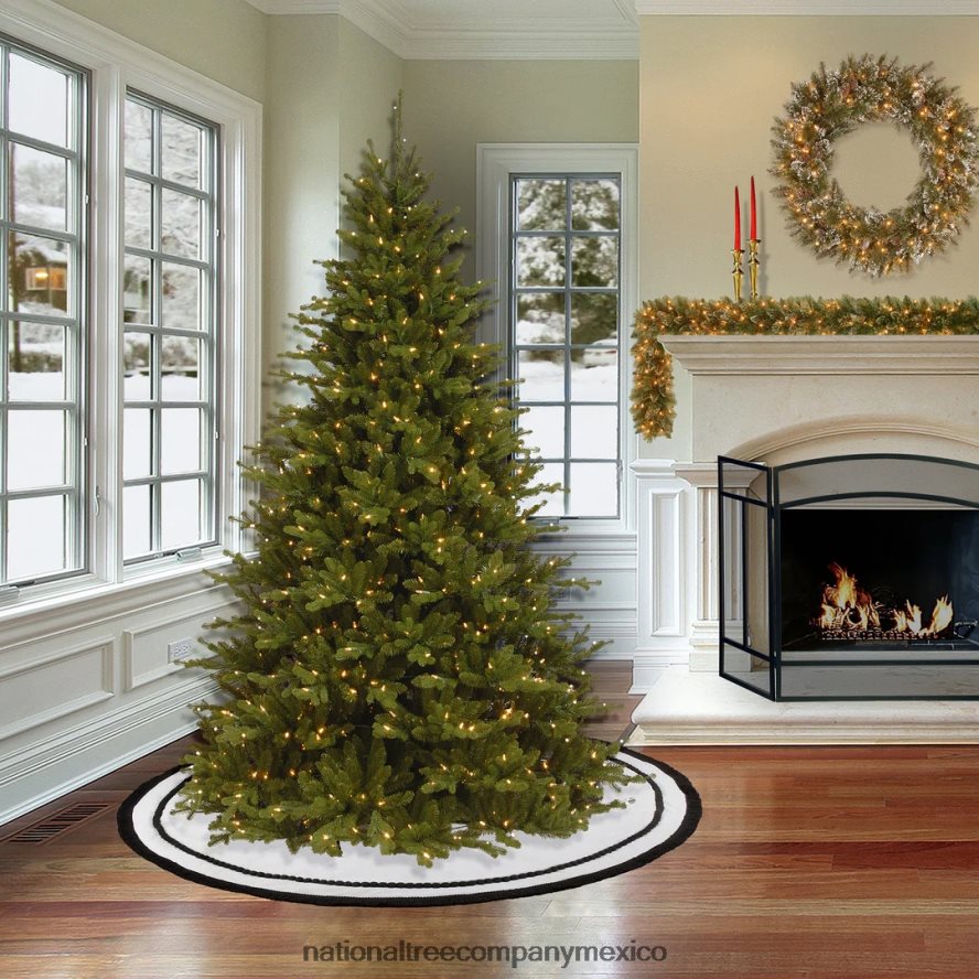 decoración | mx National Tree Company Falda de árbol blanca hgtv home collection de 52
