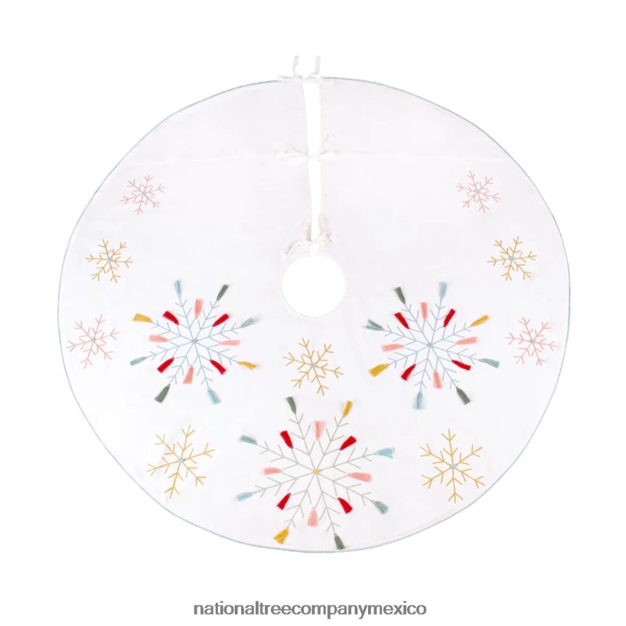 decoración | mx National Tree Company Falda de árbol boho bordada de 54" hgtv home collection 8JB84J584