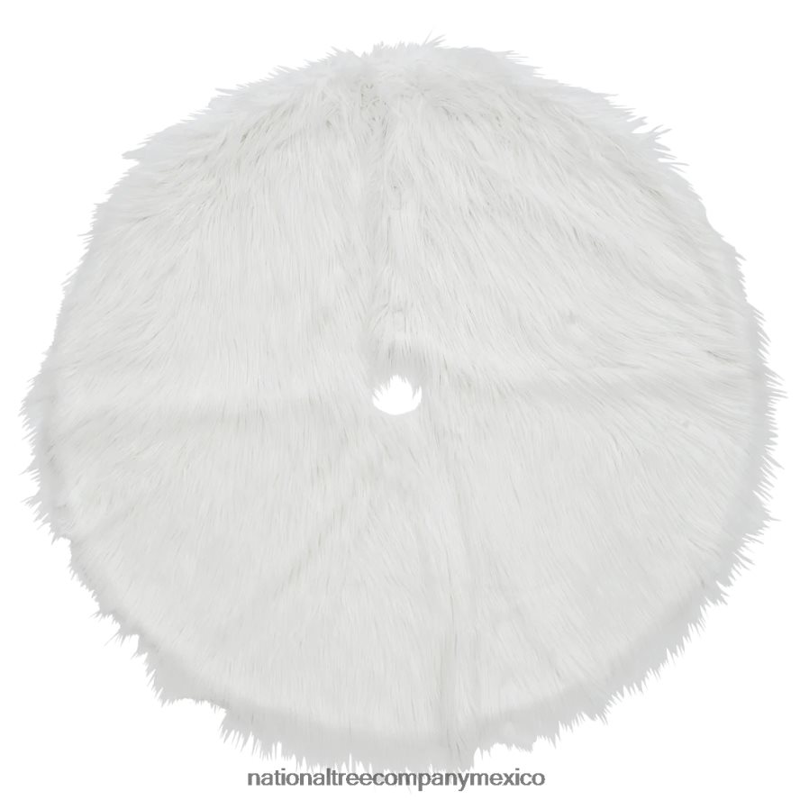 decoración | mx National Tree Company Falda de árbol de pelo alto blanca de 52" de colección general de tiendas 8JB84J562