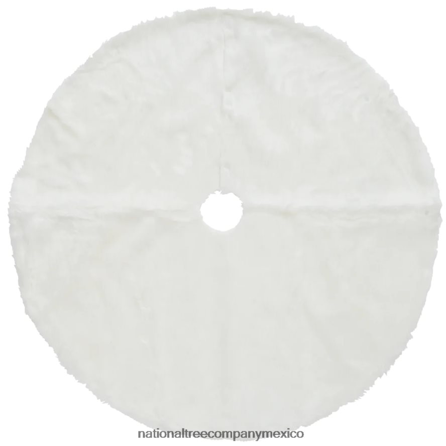 decoración | mx National Tree Company Falda de árbol de piel sintética blanca de 52" de colección general de tiendas 8JB84J566