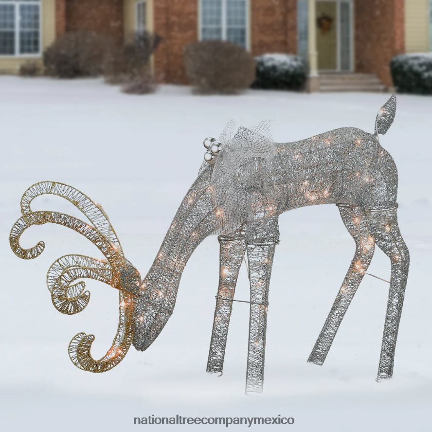 decoración | mx National Tree Company 28 pulgadas. decoración de renos con luces led 8JB84J634