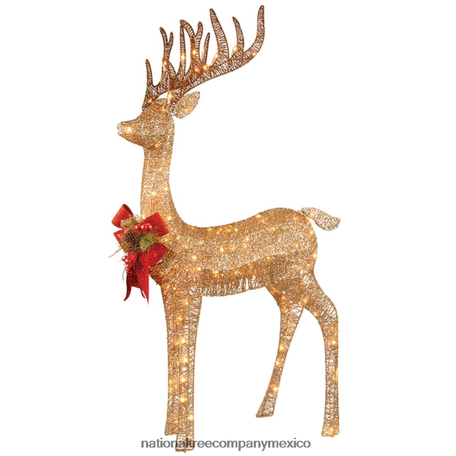 decoración | mx National Tree Company Reno de pie preiluminado de 48" 8JB84J606