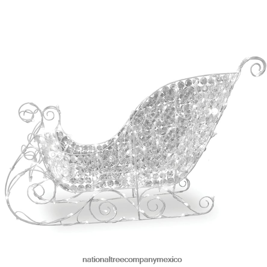 decoración | mx National Tree Company Trineo de cuentas de cristal de hielo de 36" con luces LED 8JB84J631