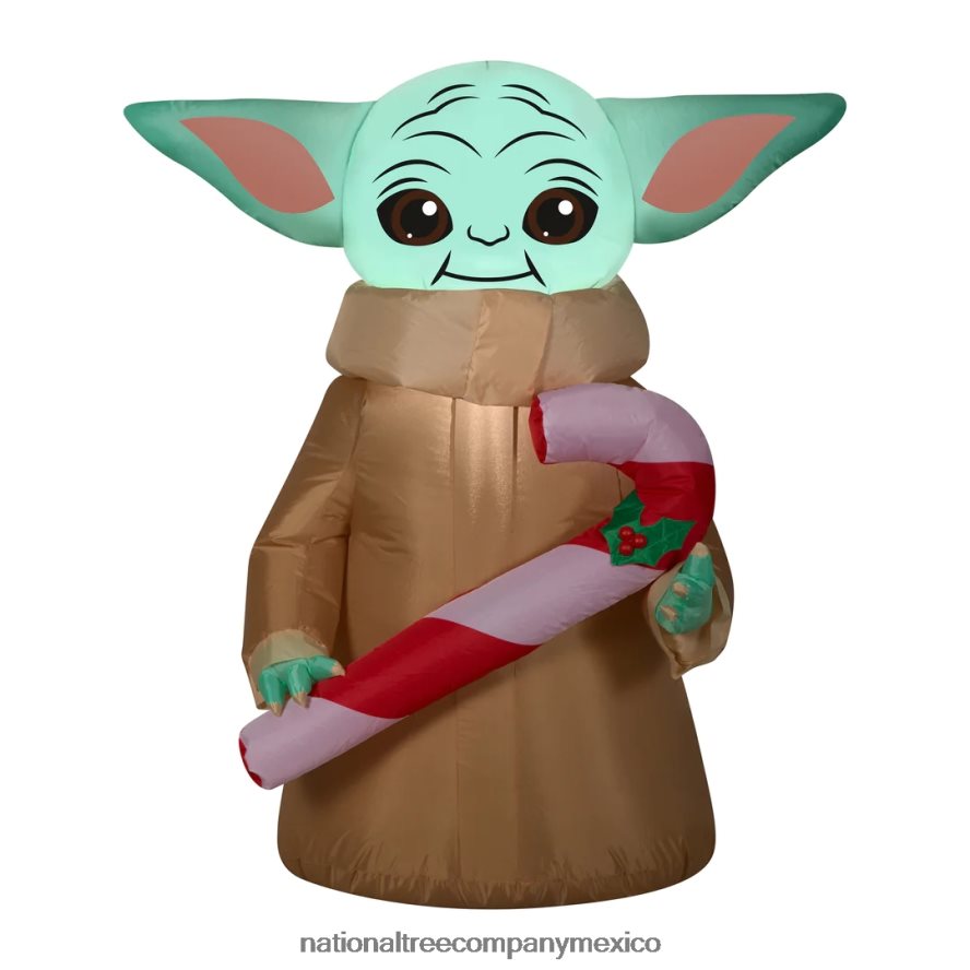 decoración | mx National Tree Company baby yoda inflable, luces led, enchufable, colección navideña, 3,5 pies 8JB84J664