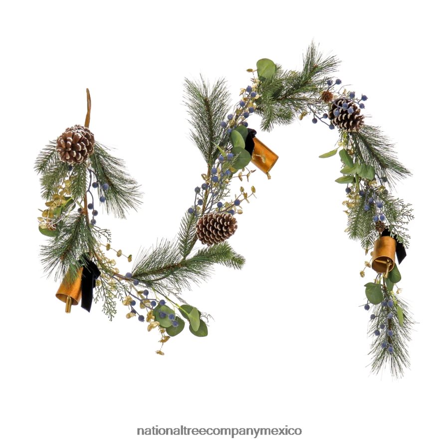 vegetación | mx National Tree Company Guirnalda suiza chic de 6 pies hgtv home collection 8JB84J418