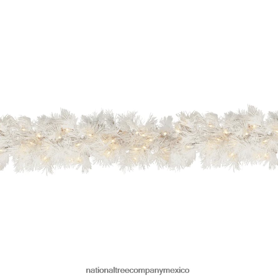 vegetación | mx National Tree Company guirnalda navideña artificial preiluminada, blanco, sauce tenue, luces blancas, enchufable, colección navideña, 6 pies 8JB84J403