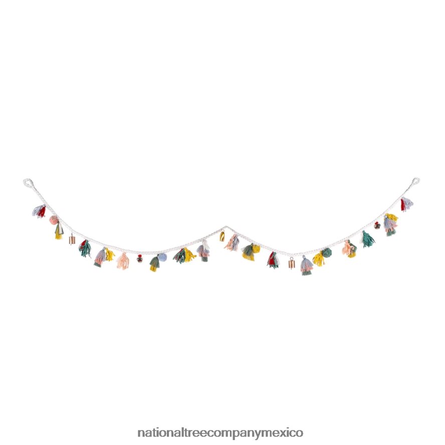 vegetación | mx National Tree Company Guirnalda boho multicolor hgtv home collection de 72