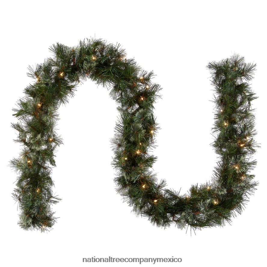 vegetación | mx National Tree Company Guirnalda de sauce tenue de 9 pies con luces claras 8JB84J327