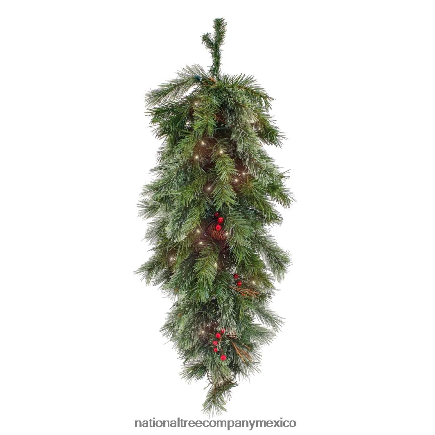 vegetación | mx National Tree Company Lágrima de pino brillante de 36" con luces LED 8JB84J442