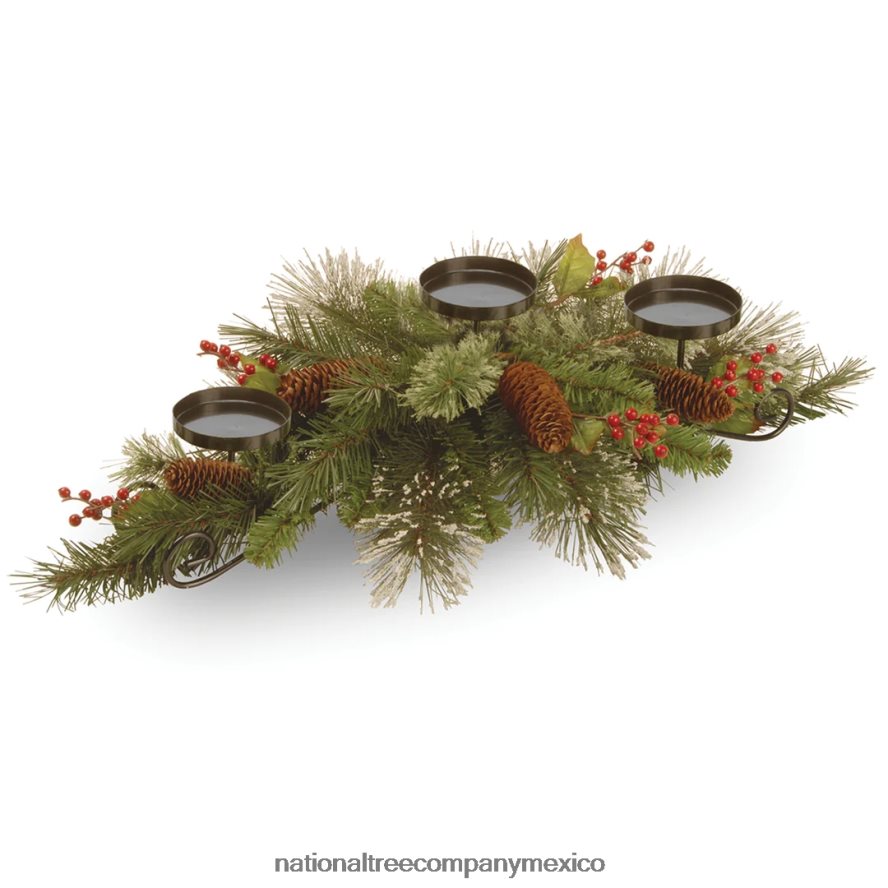 vegetación | mx National Tree Company centros de mesa candelabros de pino invernal 8JB84J481