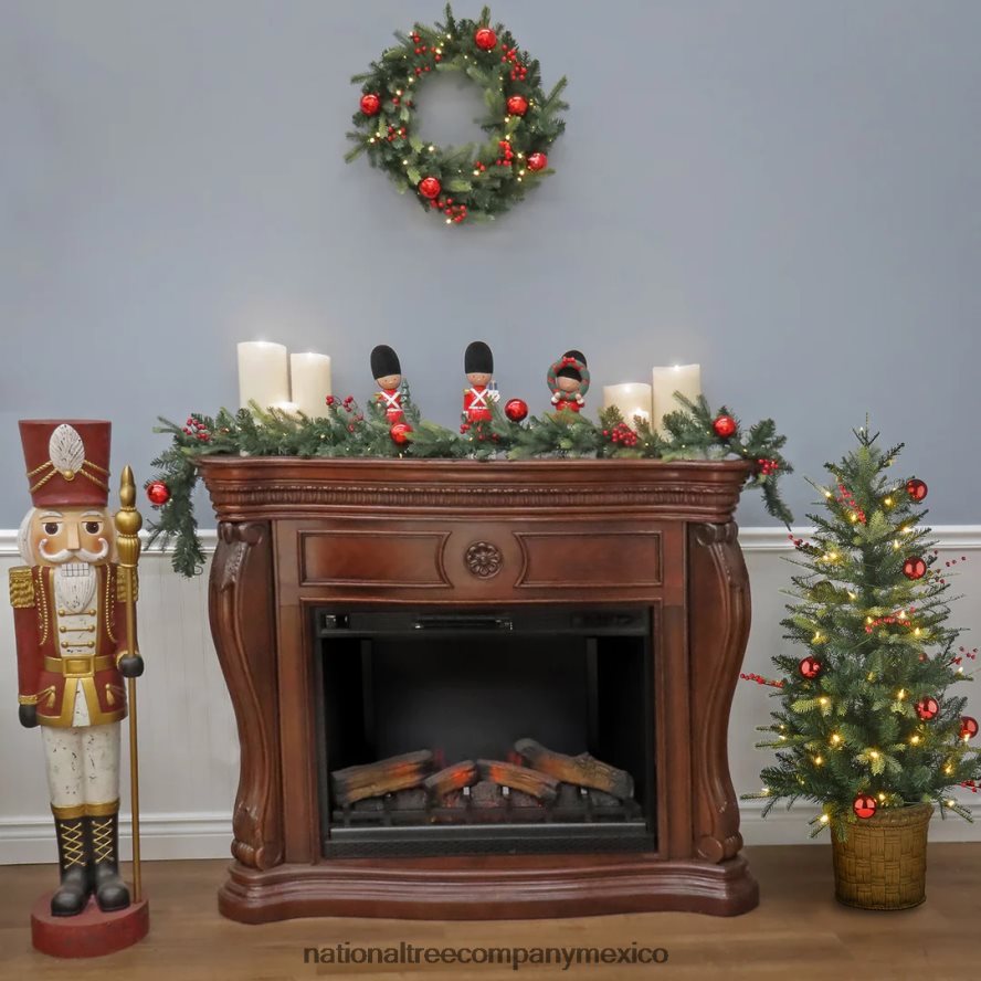 vegetación | mx National Tree Company Surtido preiluminado de abeto Scotch Creek de primeras tradiciones. 8JB84J515